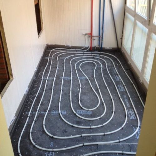 Instalacion de suelo radiante